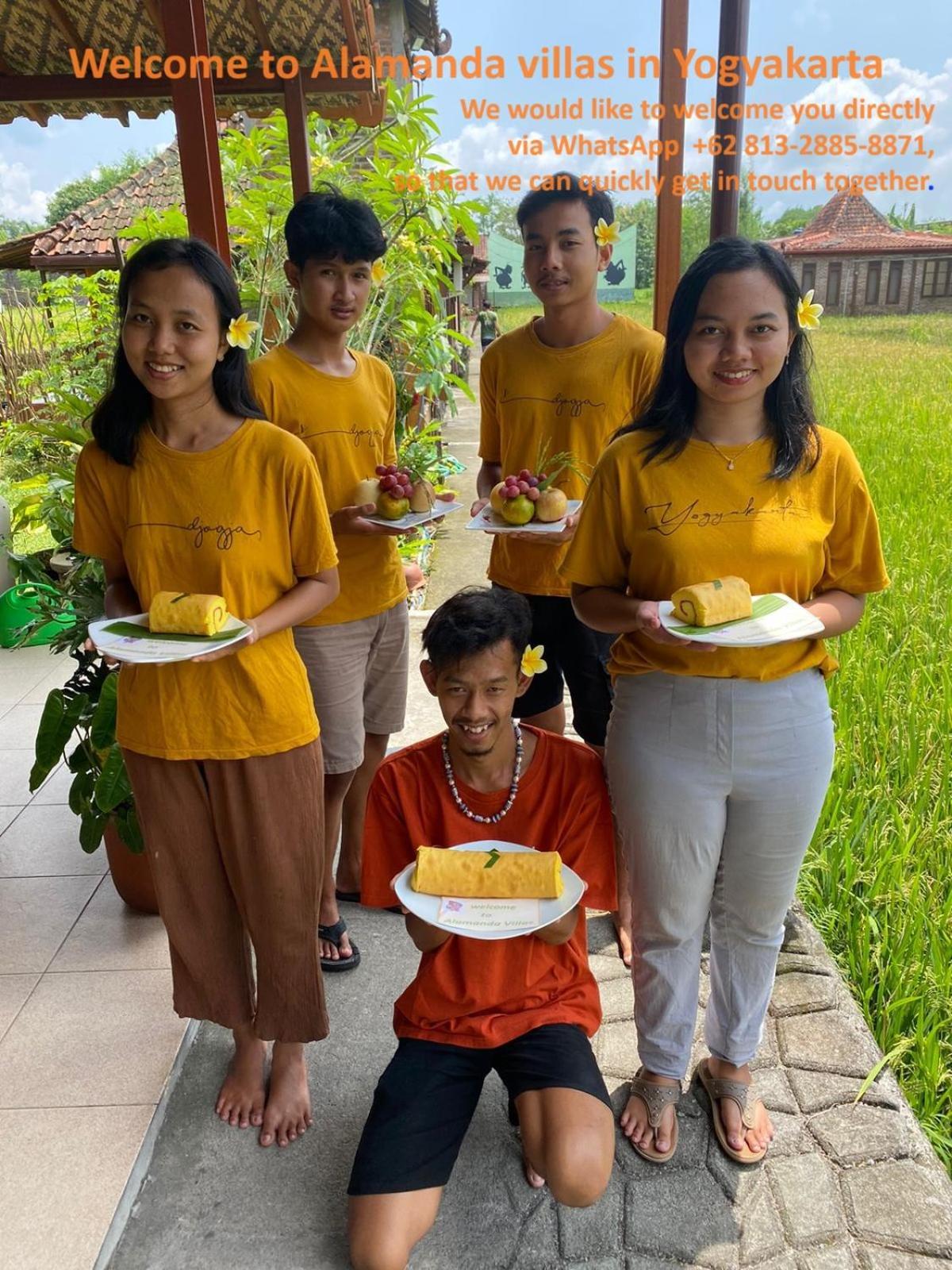 Alamanda Family Villas, Pool & Local Tours Jogjakarta Buitenkant foto